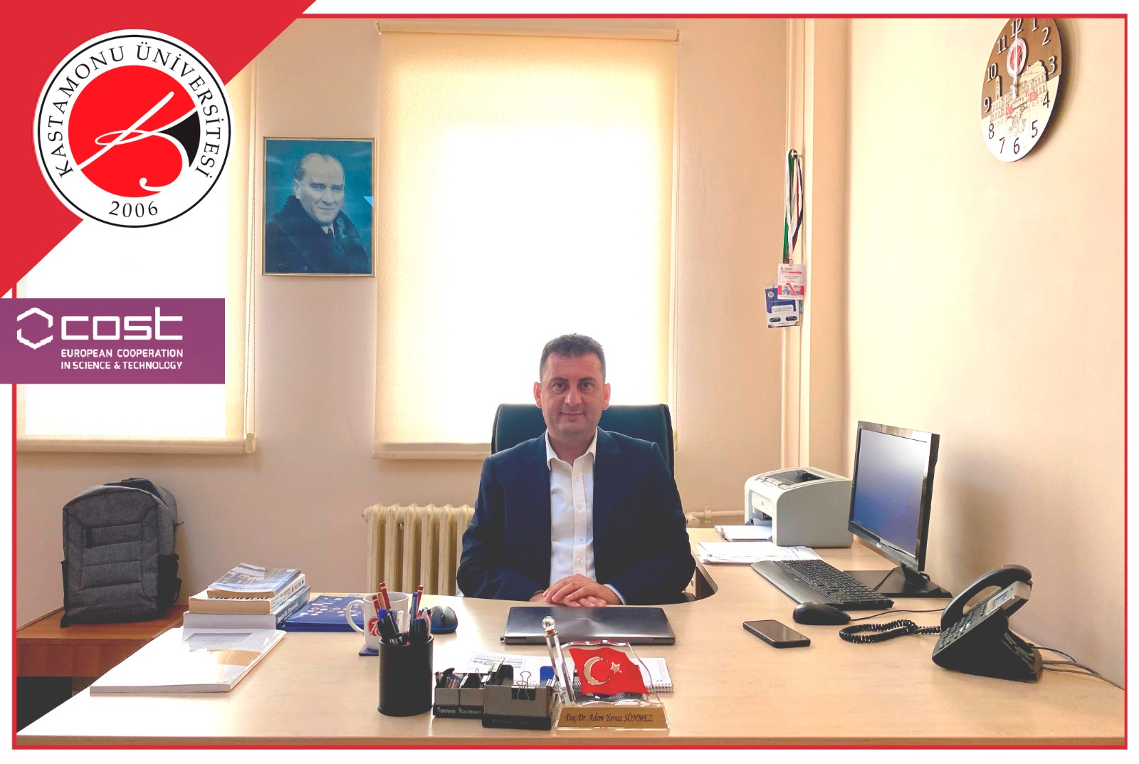 Öğretim Üyemiz Doç. Dr. Adem Yavuz SÖNMEZ 3 farklı COST aksiyonunun çalışma gurubuna seçildi.