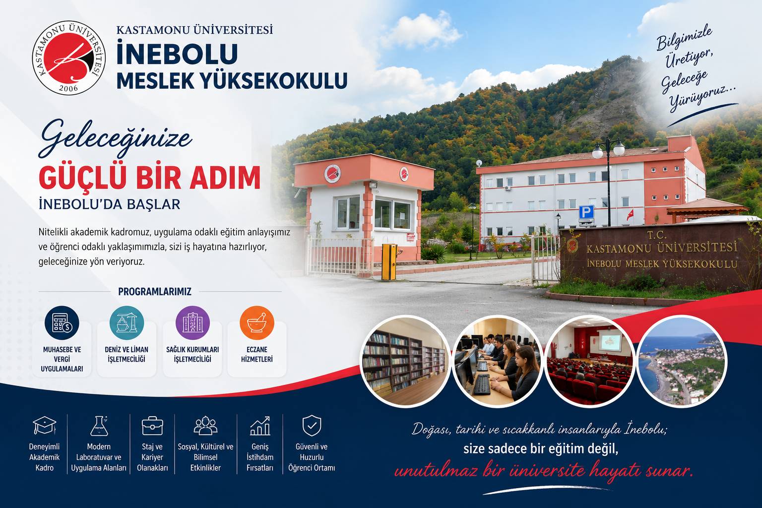 Geleceğinize Güçlü Bir Adım: İnebolu Meslek Yüksekokulu